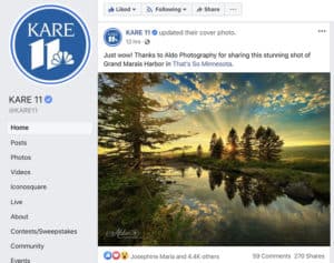 Facebook Page for KARE 11